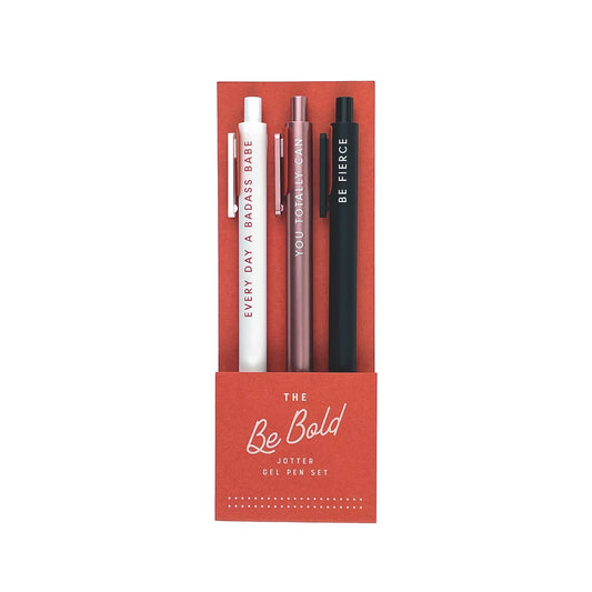 Be Bold Jotter Gel Pen: Set of 3 - Fancy That