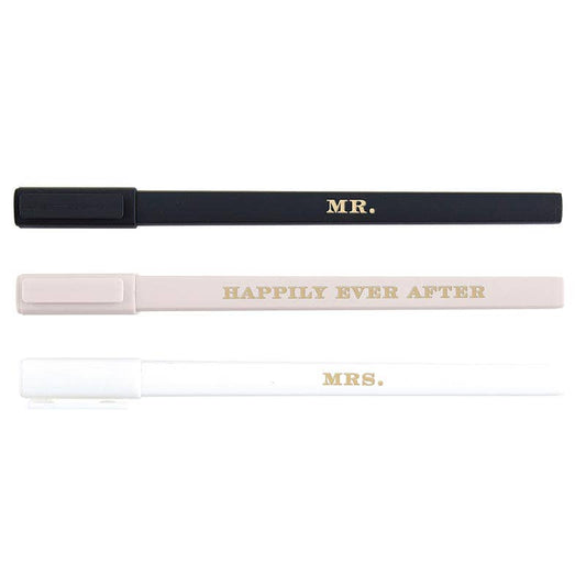 Boxed Pen Set - Mr/Mrs/Ever After - Fancy That