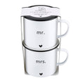 Load image into Gallery viewer, Enamel Mug Set - Mr and Mrs - Fancy That
