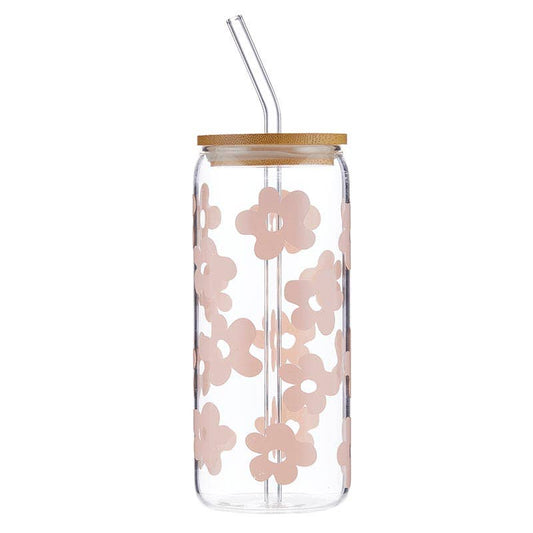 Floral Glass Tumbler - Fancy That