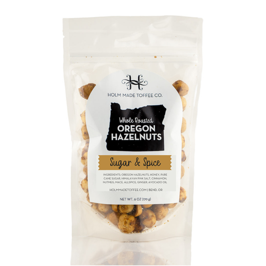 Whole Roasted Oregon Hazelnuts - Sugar and Spice - Fancy That