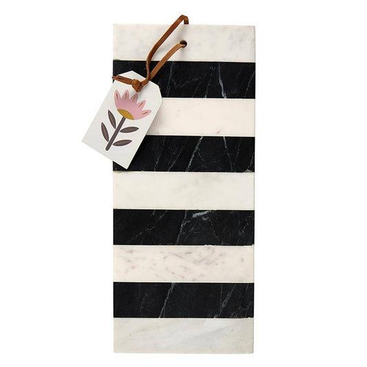 Black Stripe Marble Board - Fancy That