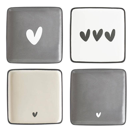 Ceramic Plates Assorted - 4 pack - Fancy That