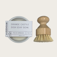 Load image into Gallery viewer, Dish Soap Bowl + Brush Set | Orange Castile - Fancy That
