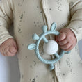 Load image into Gallery viewer, Blue Giraffe Teether & Rattle Food - Fancy That
