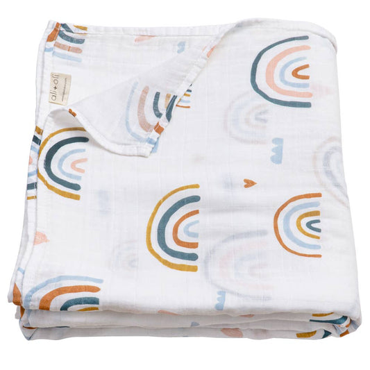 Rainbow Swaddle Blanket - Fancy That