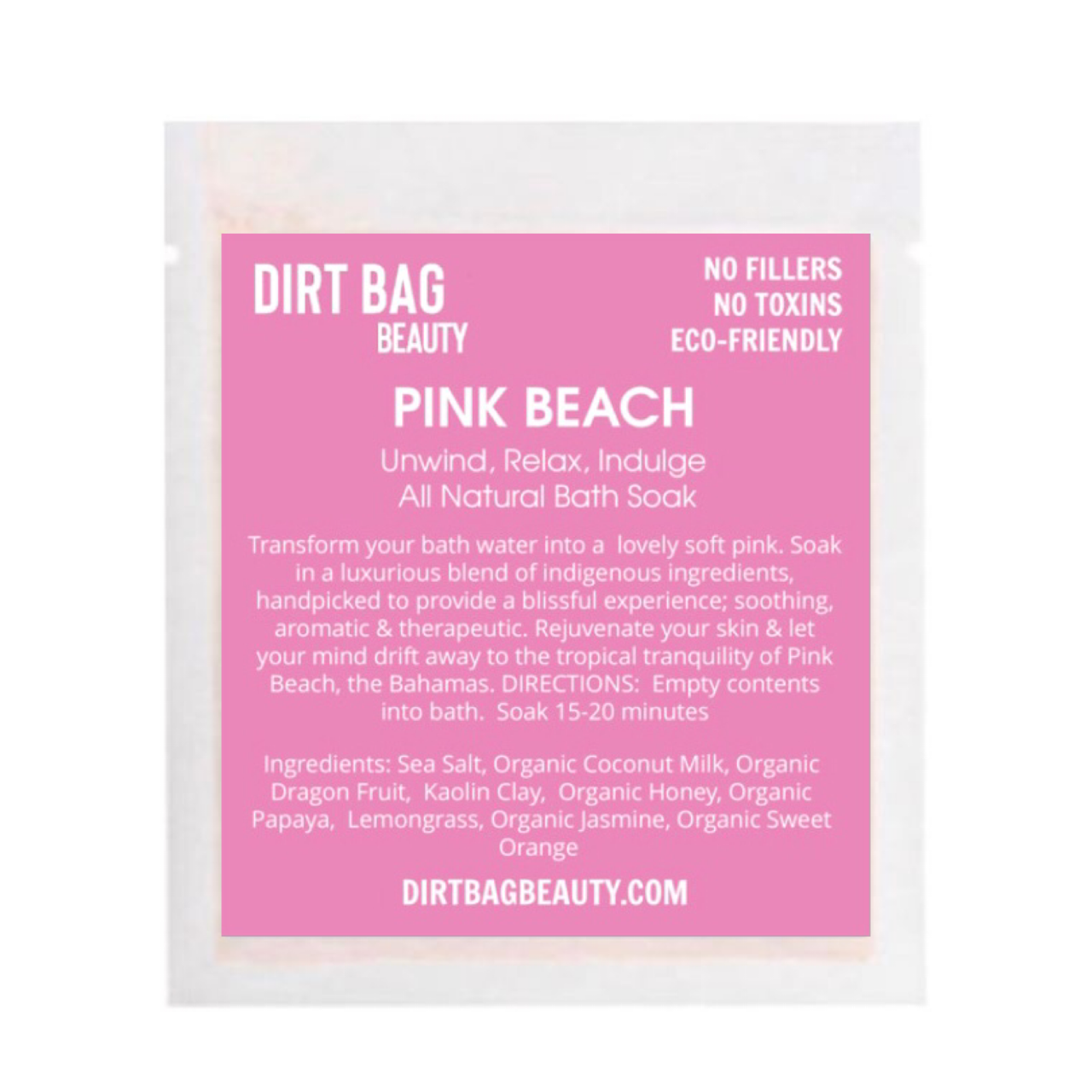 Pink Beach Organic Bath Soak - Fancy That