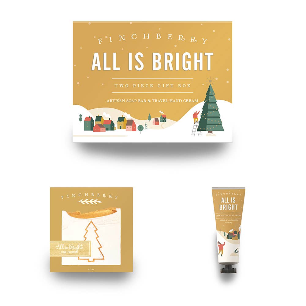 All is Bright - 2 Piece Holiday Gift Box - Fancy That