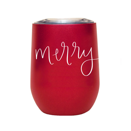 Merry Metal Wine Tumbler - Fancy That