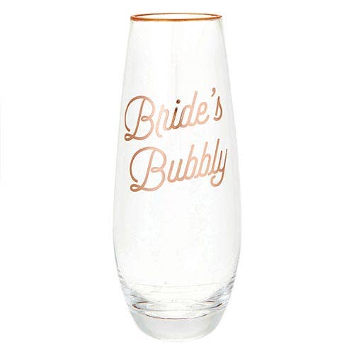 Bride's Bubbly Stemless Flute - Fancy That