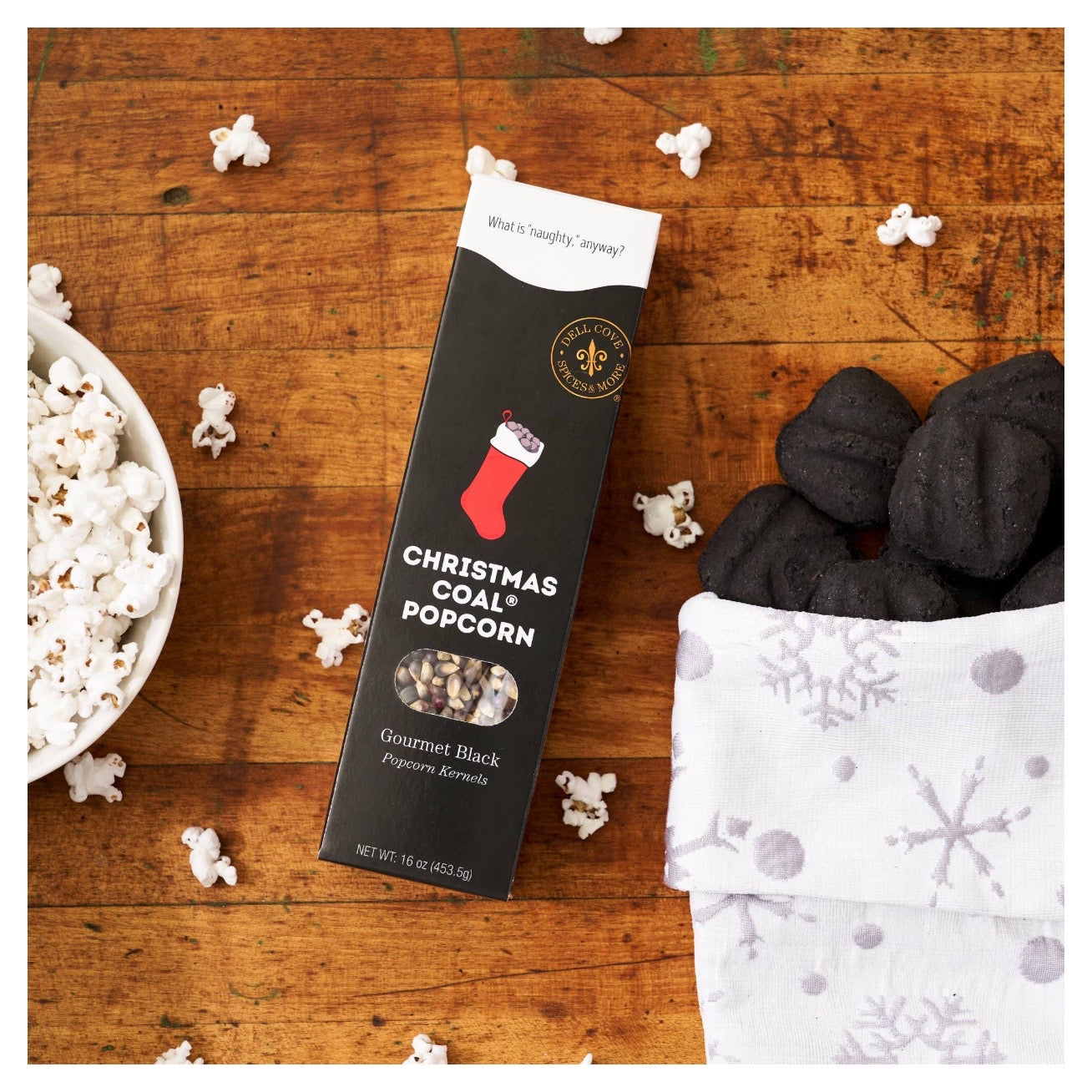 Christmas Coal Popcorn Kernels - Fancy That