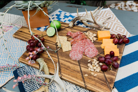 Engraved Wooden Board, Chevron - Fancy That